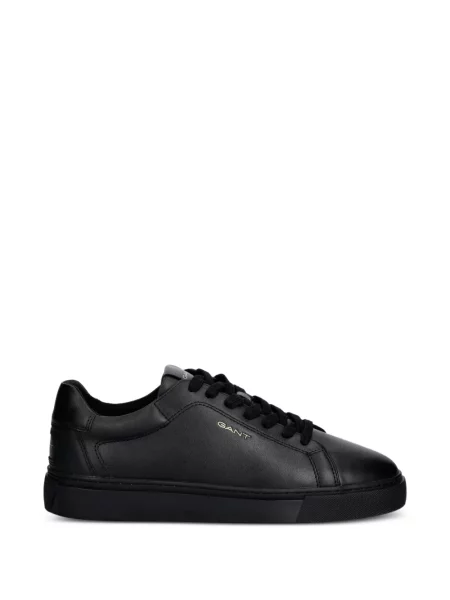 Sneakerși Gant din piele cu imagine negru