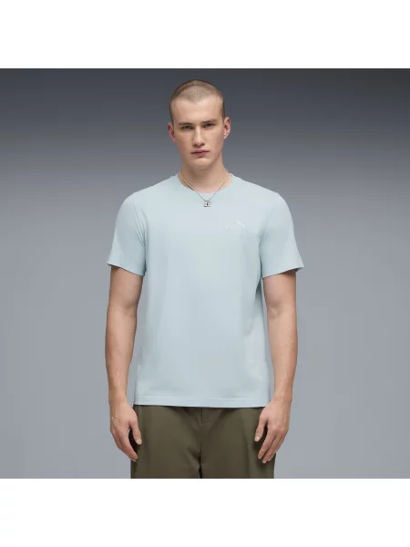PUMA koszulka Essentials z małym logo No. 1 Odzież S niebieski