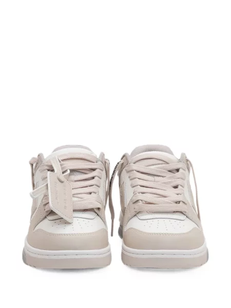 Sneakerși Off-white business alb
