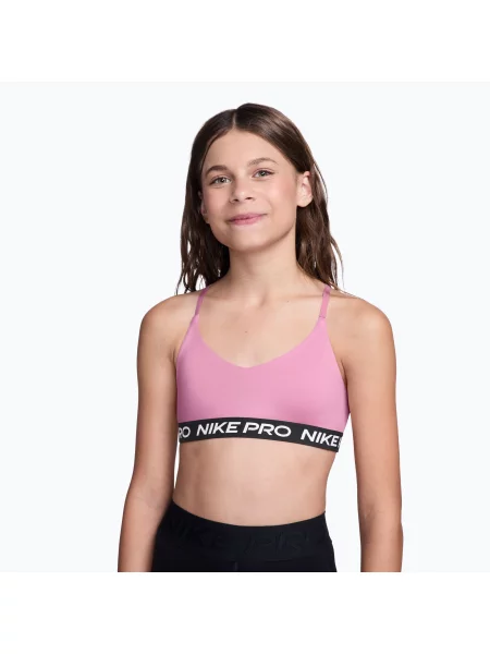 Lány melltartó Nike Pro Pink Rise. Méret: rózsaszín