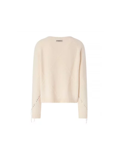 Sweter Pinko wełniany beżowy