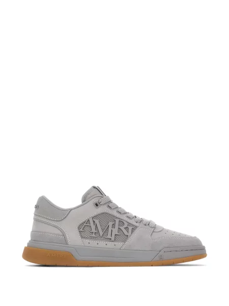 Sneakerși Amiri cu șireturi din dantelă clasici gri