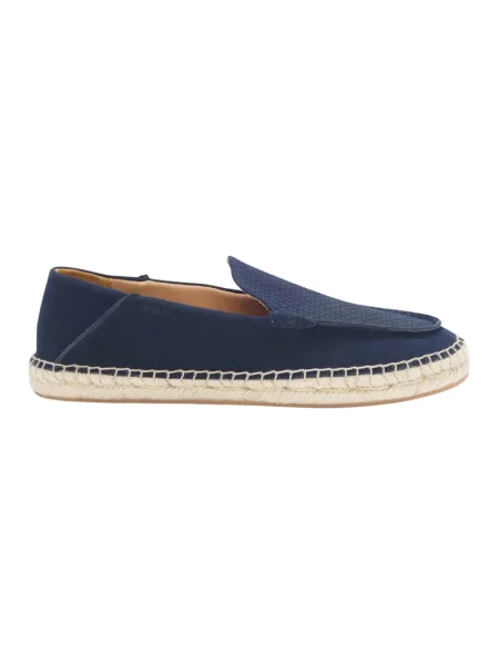 Espadryle Boss zamszowe niebieskie