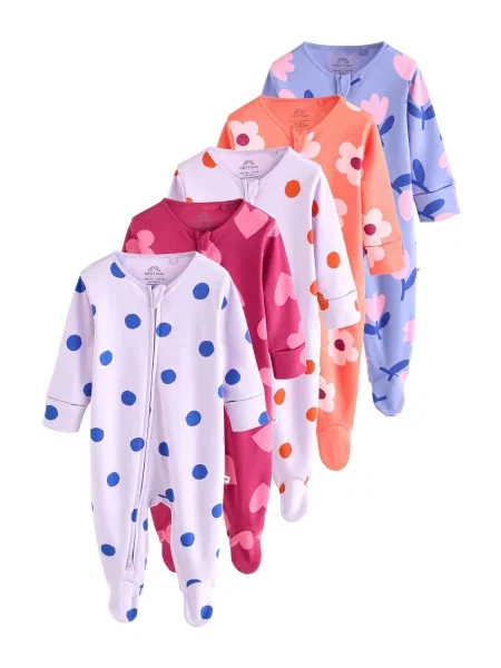 Next Pijamale deschis / mov deschis / corai / magenta albastru