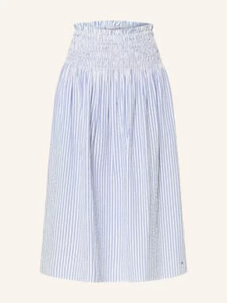 Tommy Hilfiger Sukně tmavě modrá bílá