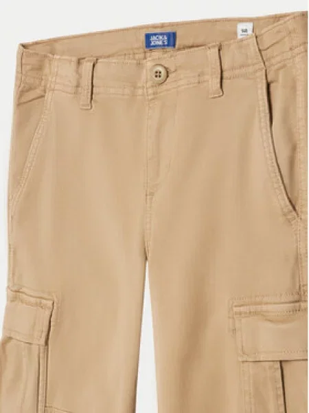 Jack & Jones Junior Medžiaginės kelnės smėlio