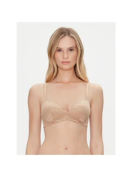 Emporio Armani Underwear Varrásmentes melltartó bézs