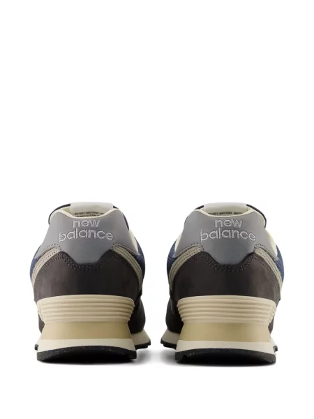 Sneakerși New Balance 574 cu imagine maro