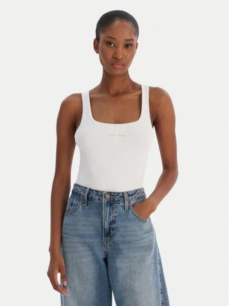 Top Calvin Klein Jeans bílý