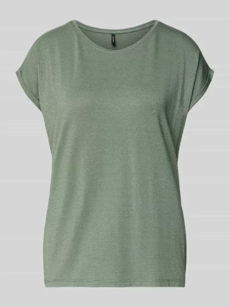 T-shirt o kroju relaxed fit z mieszanka Model LAVA' Vero Moda