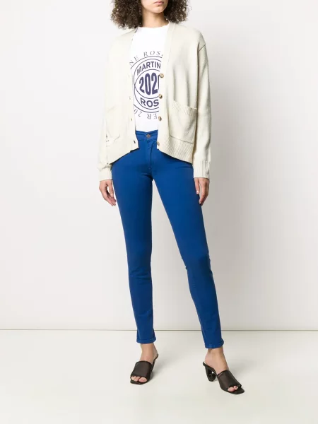 Skinny džíny Polo Ralph Lauren s nízkým pasem modré