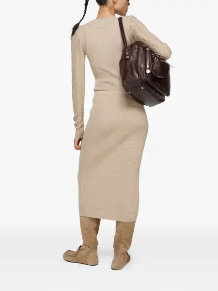 Rochie midi Acne Studios până la genunchi de costum