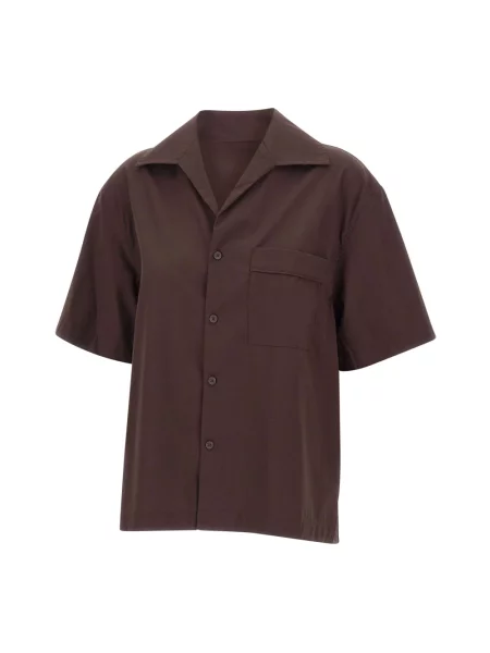 Piżama koszula Entire Studios brązowa