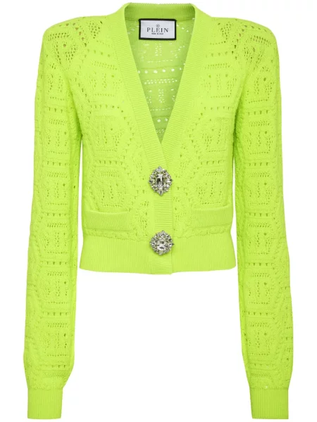 Cropp cardigan Philipp Plein galben