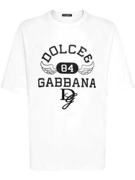 Tricou Dolce & Gabbana cu imagine alb