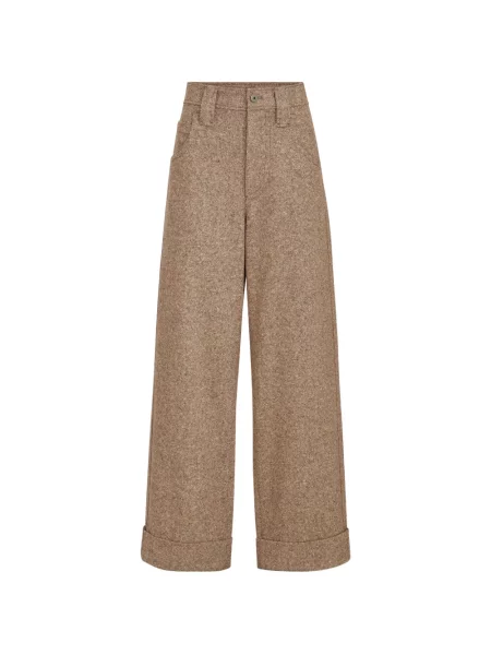 Pantaloni Brunello Cucinelli de lână cu 5 buzunare