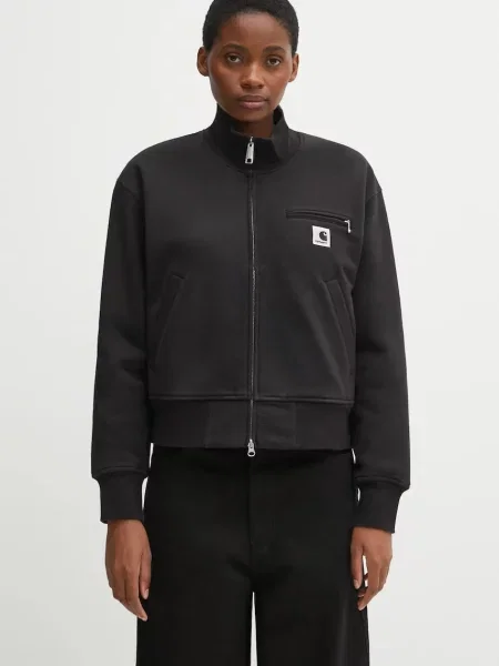 Carhartt WIP bluză W Detroit Sweat Jacket uni negru
