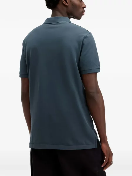 Tricou polo Allsaints albastru