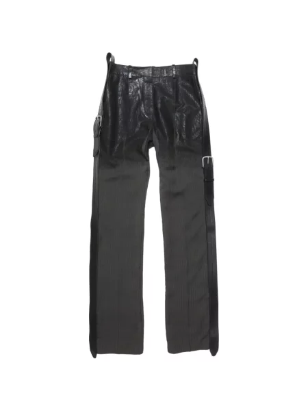 Pantaloni Acne Studios cu cataramă negru