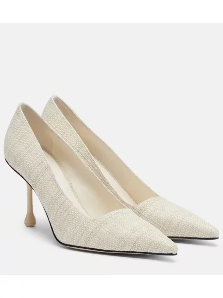 Pantofi cu toc Jimmy Choo alb