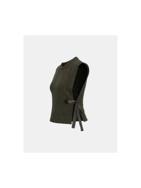 Pleteni prsluk Jack & Jones zelena