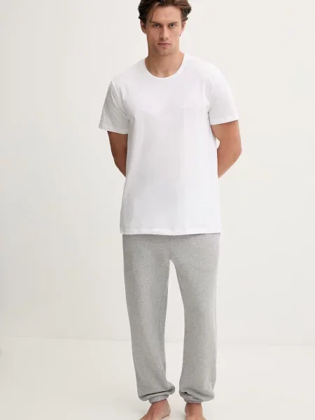 BOSS tričko pánske TShirtRN biela