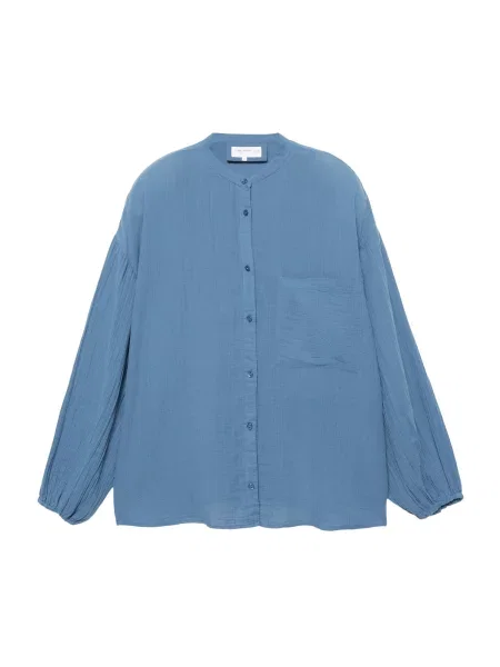 Pull&Bear Bluză denim albastru