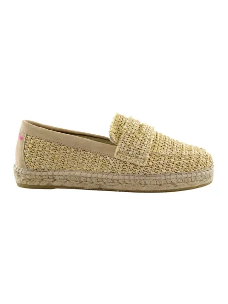 Loafersy Espadrilles szare
