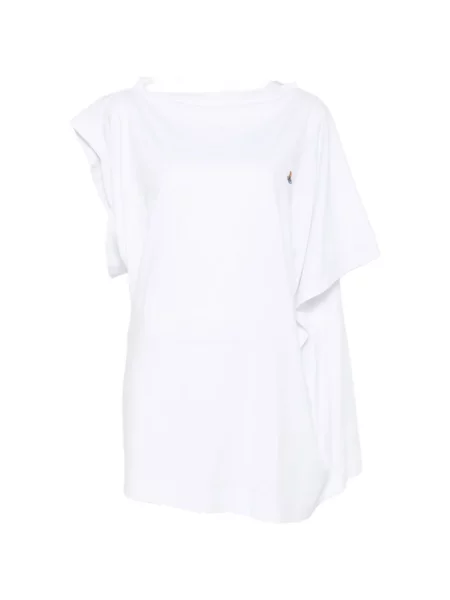 Tricou Vivienne Westwood drapate alb
