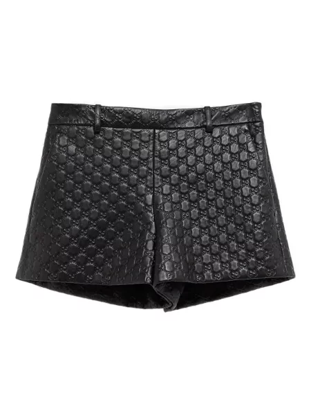 Pantaloni scurți Gucci negru