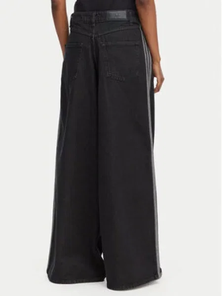 Adidas Džinsai Firebird Adilenium Wide Leg juoda