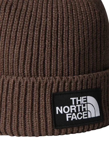Čiapka The North Face s autogramom hnedá