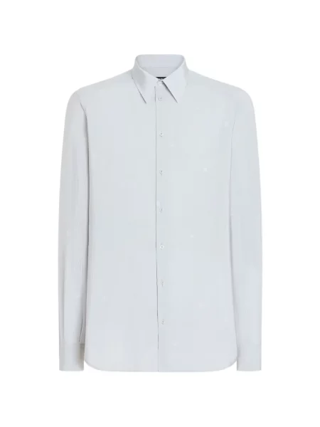 Cămașă Dolce & Gabbana din jacard albastru