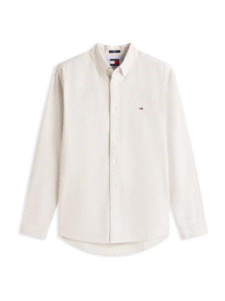 Tommy Jeans Srajca oliva bela