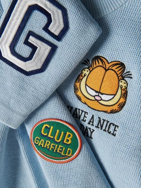 Reserved светр Garfield блідо-блакитний блакитний