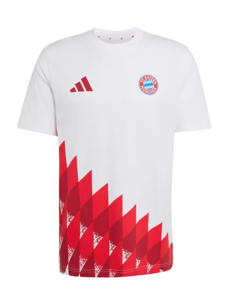 Μπλούζα Adidas Performance φανελένια λευκό