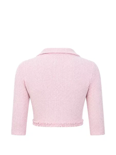 Decupat geacă Devon din tweed roz