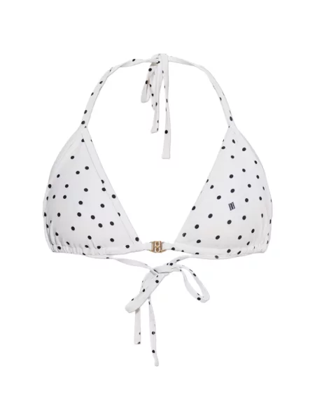 Top By Malene Birger cu buline cu legături alb