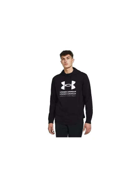 Geacă Under Armour din material terry negru