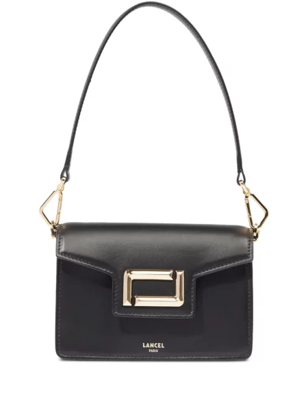 Geanta de piele Lancel din piele negru