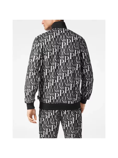 Kurtka Philipp Plein do biegania czarna