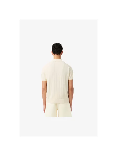 Tricou Lacoste clasic bej