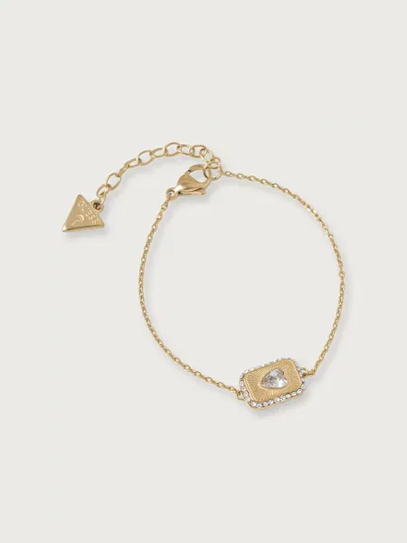 Guess zapestnica iz nerjavečega jekla CRYSTAL LOVE