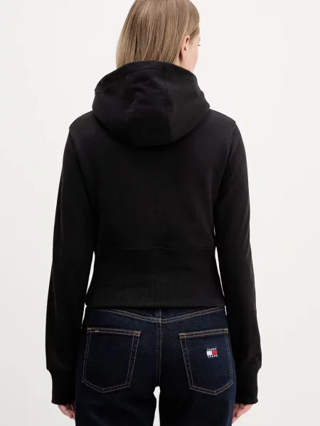 Tommy Jeans bluza z kapturem czarna