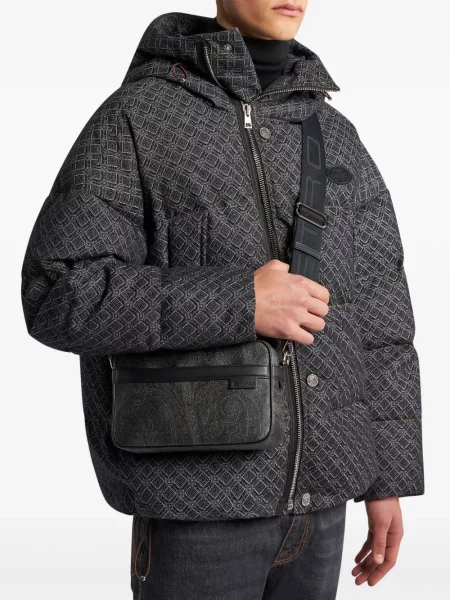 Raštuota rankinė Etro su paisley raštu pilka