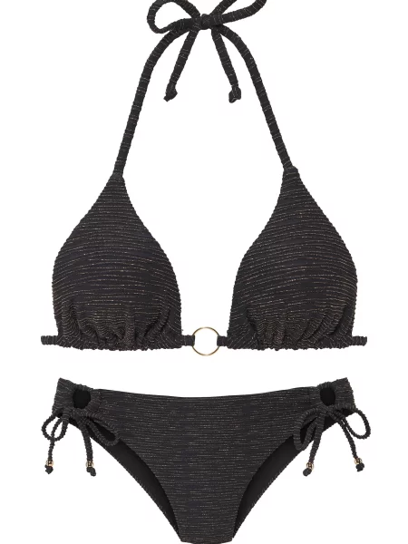 LASCANA Costum de baie două piese negru