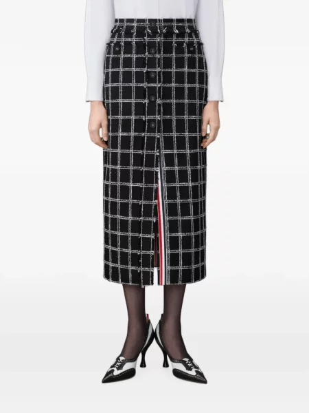 Sukňa Thom Browne čierna