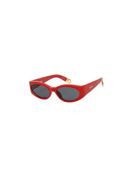 Jacquemus okulary przeciwsłoneczne OVALO czerwony