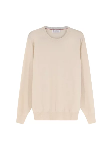 Sweter Brunello Cucinelli beżowy