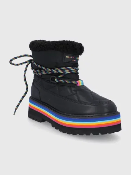 Snehule Kurt Geiger London Toronto Rainbow čierna